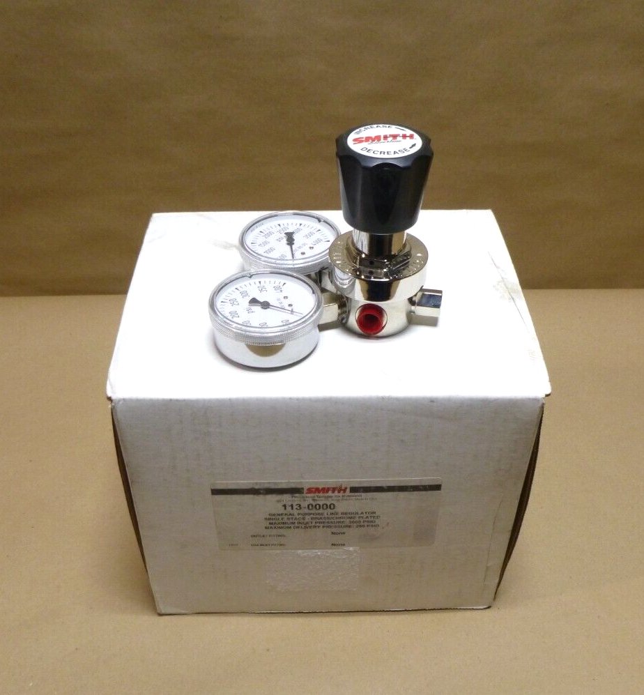 Miller Smith 113-0000 General Purpose Single Stage Cylinder Regulator 250 Psig | Industrial MRO Replacement Parts, Manufacturing Machine Parts &amp; Components, Heavy Equipment Parts Supplier