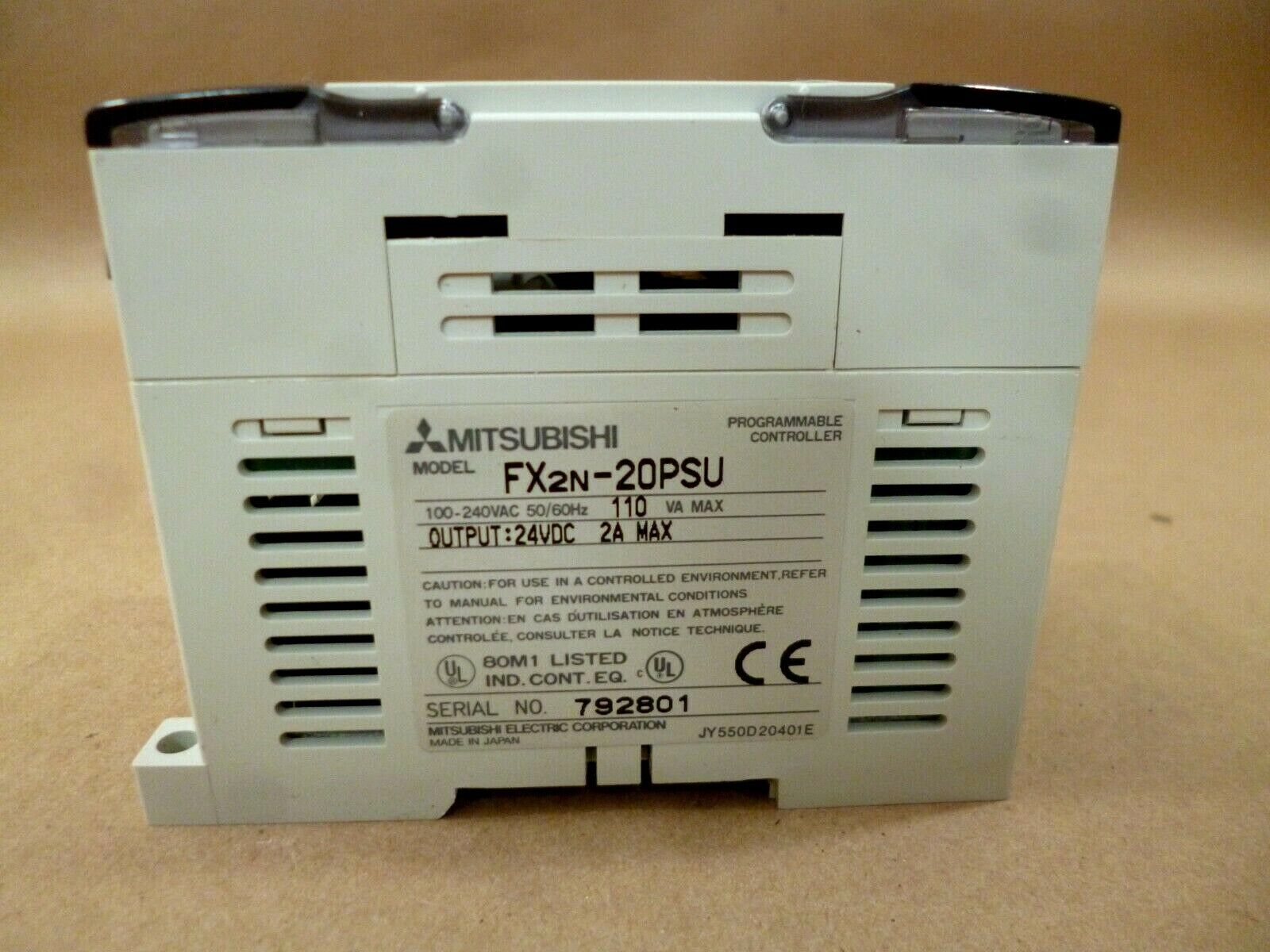 Mitsubishi FX2N-20PSU MELSEC PLC Industrial Power Control System (New Take-Off) | Electrical MRO Replacement Parts &amp; Components and Commercial Electrical Supplies Company