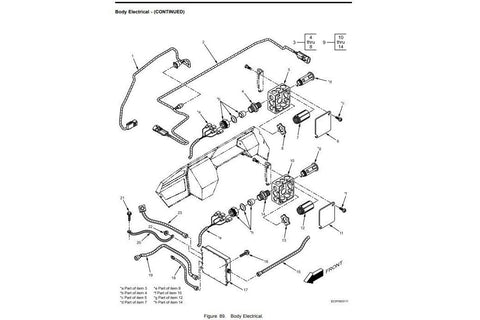 MRAP Maxxpro 3113131C91L Roof Harness Clearance Outside , 5999 - 01 - 568 - 5824 - Royal Equipment Dion DefenseOther Commercial Truck Parts