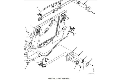 MRAP MAXXPRO M1224 EXT REAR LIGHT TAILLAMP HARNESS 3112809C92 , 6150 - 01 - 556 - 5582 - Royal Equipment Royal Equipment