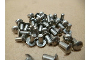 MS20470T5 - 5 Aircraft Titanium Ti45Nb Solid Rivets, 0.155" Dia X 0.322" Tall - Royal Equipment Royal Equipment