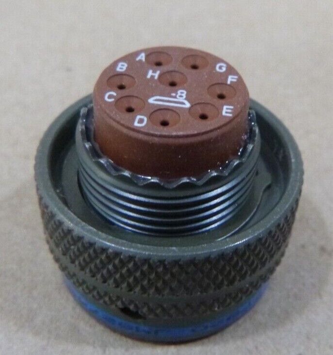 MS27484T12B8P MIL-SPEC CIRCULAR CONNECTOR 8-PIN 12-8 PLUG MIL-DTL-38999 | Electrical MRO Replacement Parts &amp; Components and Commercial Electrical Supplies Company