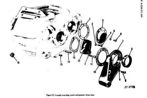 MS51911 - 48 - 2 Transfer Case Support Seal M39 M40 M52 M62 M139 , 5330 - 00 - 236 - 6604 - Royal Equipment Royal Equipment