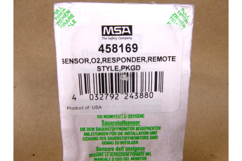 MSA 458169, SENSOR, O2, RESPONDER, REMOTE STYLE, PKGD - Royal Equipment Royal Equipment