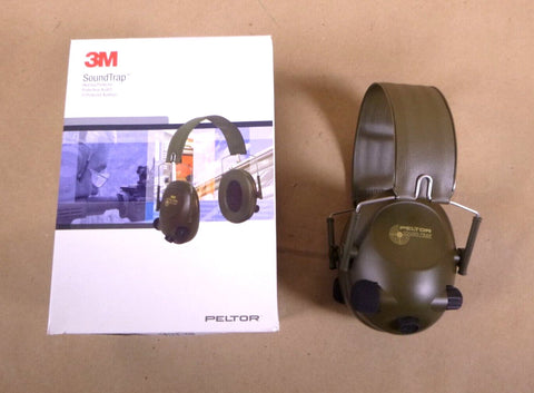 New 3M Peltor Sound - Trap Earmuff MT15H67FB, Tactical Electronic Headset Headband - Royal Equipment 3M