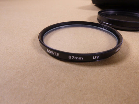 New 67mm Tiffen / Bower 4 Pc. Lens Filter Set ND0.3 - ND0.9 - UV & CPL With Case - Royal Equipment TIFFEN