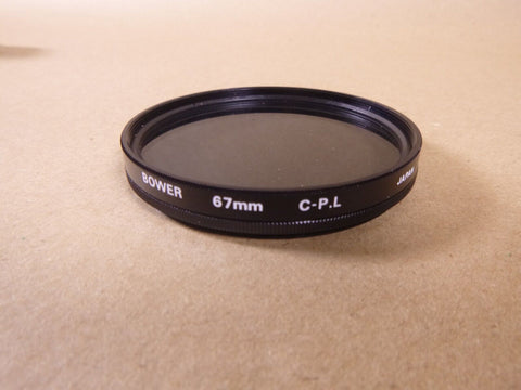 New 67mm Tiffen / Bower 4 Pc. Lens Filter Set ND0.3 - ND0.9 - UV & CPL With Case - Royal Equipment TIFFEN