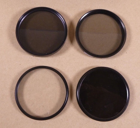 New 67mm Tiffen / Bower 4 Pc. Lens Filter Set ND0.3 - ND0.9 - UV & CPL With Case - Royal Equipment TIFFEN