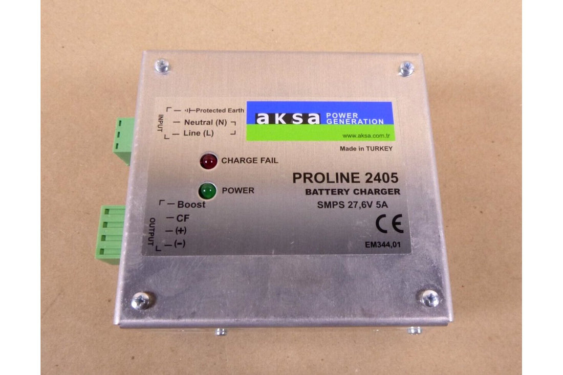 Aksa Power Generation Proline 2405 Battery Charger 12/24 V Output 5 Amp | Electrical MRO Replacement Parts &amp; Components and Commercial Electrical Supplies Company