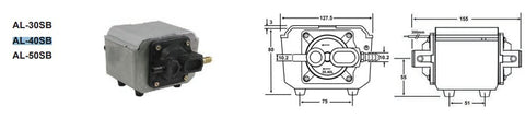 NEW Alita AL - 40SB Linear Air Pump Compressor & Vacuum Type 12V 6Amp 40LPM - Royal Equipment ALITA