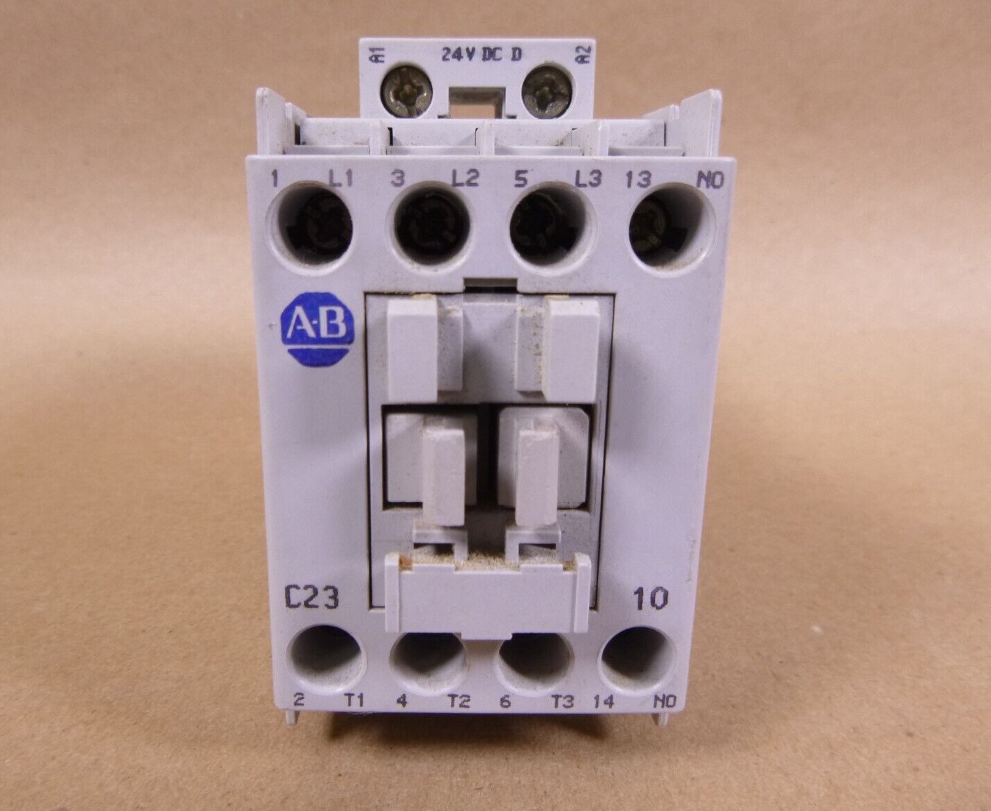 New Allen Bradley 100-C23D*10 100-C23D10 Ser. B IEC Contactor 24VDC Coil | Electrical MRO Replacement Parts &amp; Components and Commercial Electrical Supplies Company