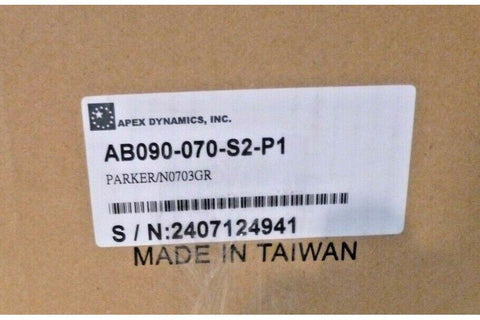 NEW APEX DYNAMICS AB090 - 070 - S2 - P1 INLINE PLANETARY GEARBOX, 70:1 RATIO, SIZE 90 - Royal Equipment APEX DYNAMICSServo Motors