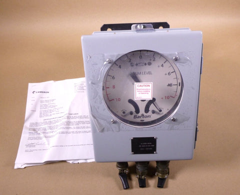 New Barton 385 Differential Pressure Transmitter Range 30 - 6 INWC, 385A/S888 - Royal Equipment BARTON