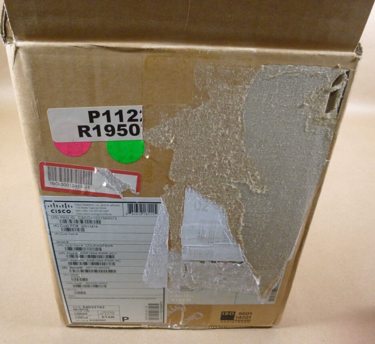 Cisco ASR1004-PWR-AC AC Power Supply for ASR1004 Router Chassis | Electrical MRO Replacement Parts &amp; Components and Commercial Electrical Supplies Company