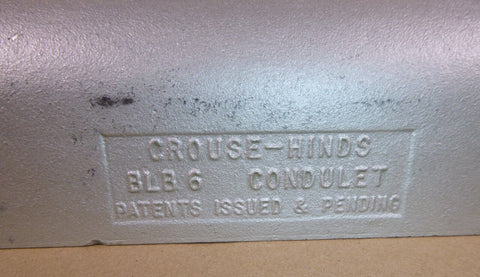 New Crouse - Hinds BLB6, 2" Cast Iron Type BLB Mogul Conduit Body - Royal Equipment Crouse - Hinds