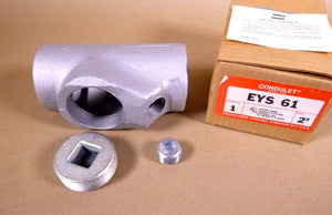 New Crouse - Hinds EYS61 Explosion Proof Conduit Sealing Fitting 2" Group B Rated - Royal Equipment Crouse - Hinds