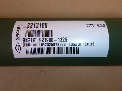 New Dana Spicer Drive Shaft 921900-1326, MTVR Oshkosh 3313100, 3040-01-511-9995 | Genuine FMTV Replacement Parts, LMTV Parts For Sale and Military Surplus Medium Tactical Vehicle Parts &amp; Components