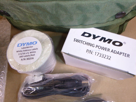 New Dymo LabelWriter 400 Turbo 93176 Thermal Label Printer W/ Army Storage Bag - Royal Equipment DYMO