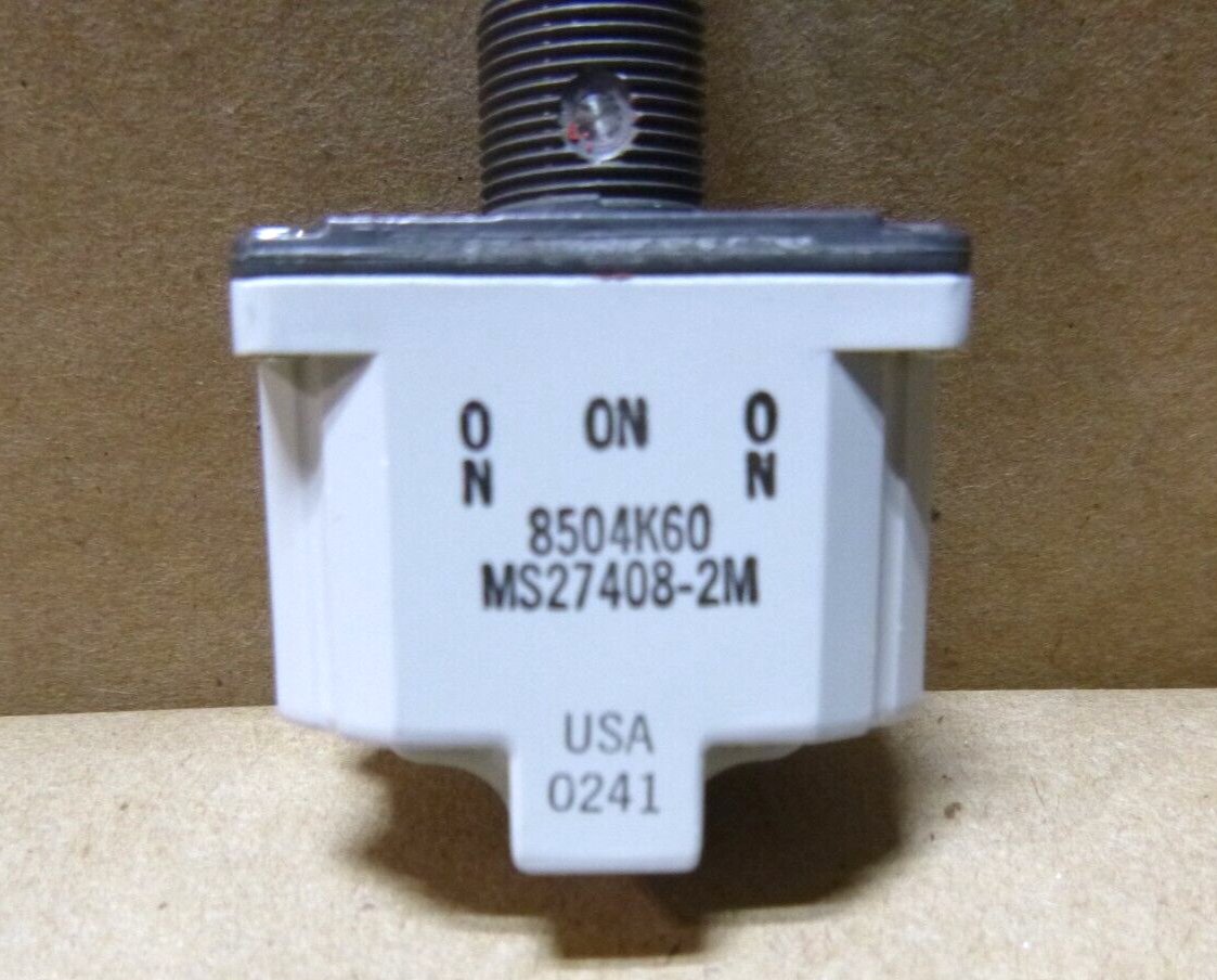 New Eaton CH (DPDT) 3 Position Toggle Switch Locking Lever MS27408-2M, 8504K60 | Electrical MRO Replacement Parts &amp; Components and Commercial Electrical Supplies Company