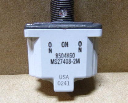 New Eaton CH (DPDT) 3 Position Toggle Switch Locking Lever MS27408-2M, 8504K60 | Electrical MRO Replacement Parts &amp; Components and Commercial Electrical Supplies Company