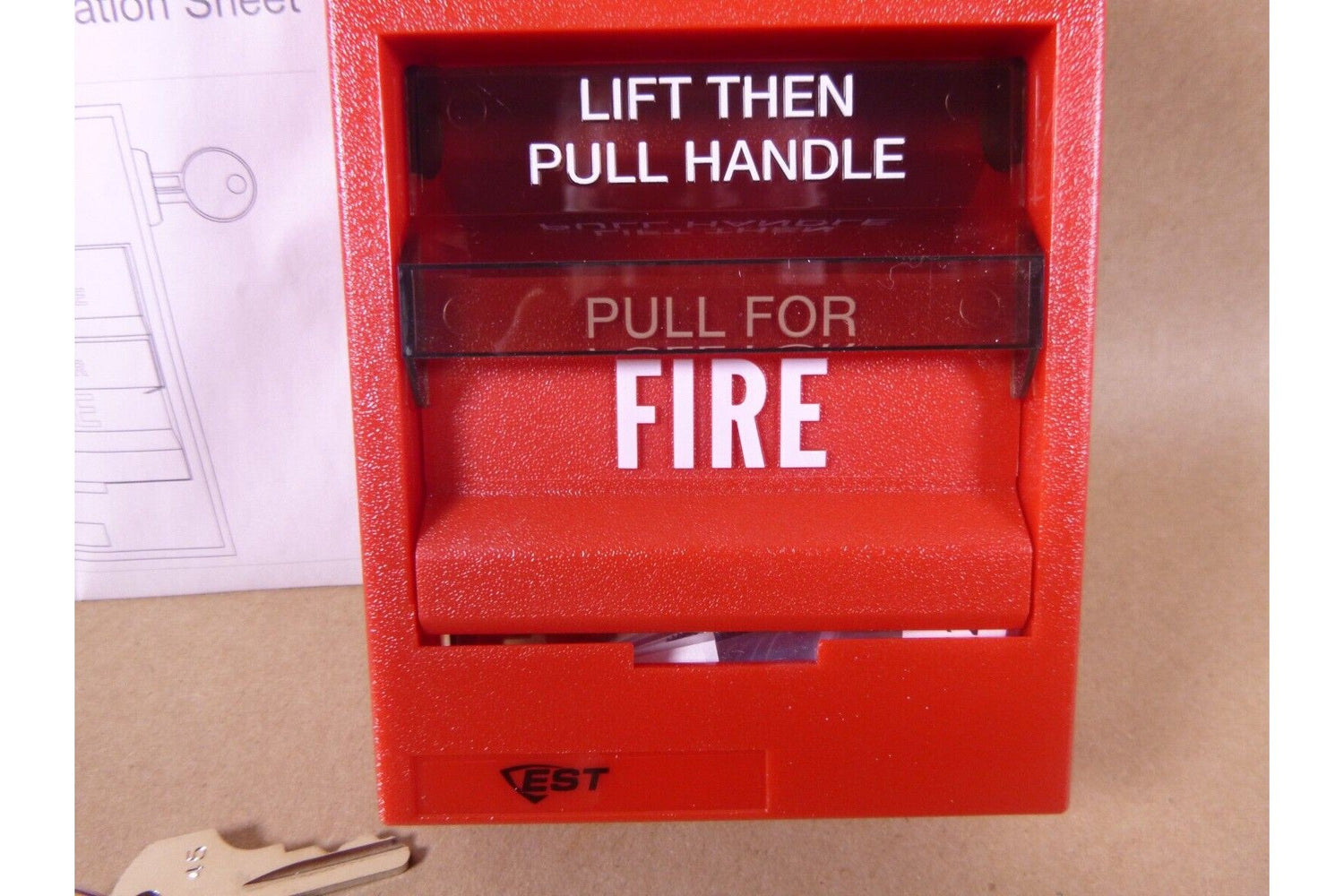 New Edwards SIGA-278 Manual Fire Alarm Pull Station W/ Keys,, | Industrial MRO Replacement Parts, Manufacturing Machine Parts &amp; Components, Heavy Equipment Parts Supplier