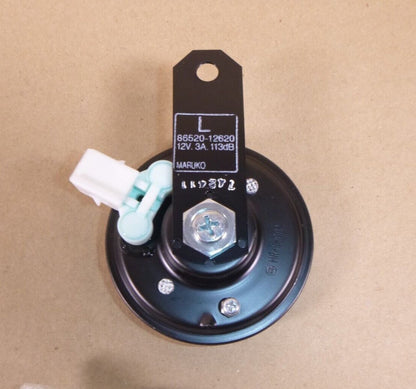 New Genuine 1985-1987 Toyota Corolla Low Pitched Horn Assembly 86520-12620 | Replacement Truck Parts, Trailer Accessories, Automobile Supplies, Car Parts &amp; Accessories
