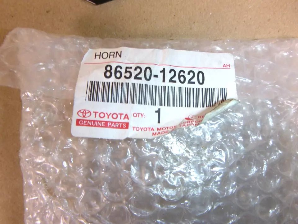 New Genuine 1985-1987 Toyota Corolla Low Pitched Horn Assembly 86520-12620 | Replacement Truck Parts, Trailer Accessories, Automobile Supplies, Car Parts &amp; Accessories