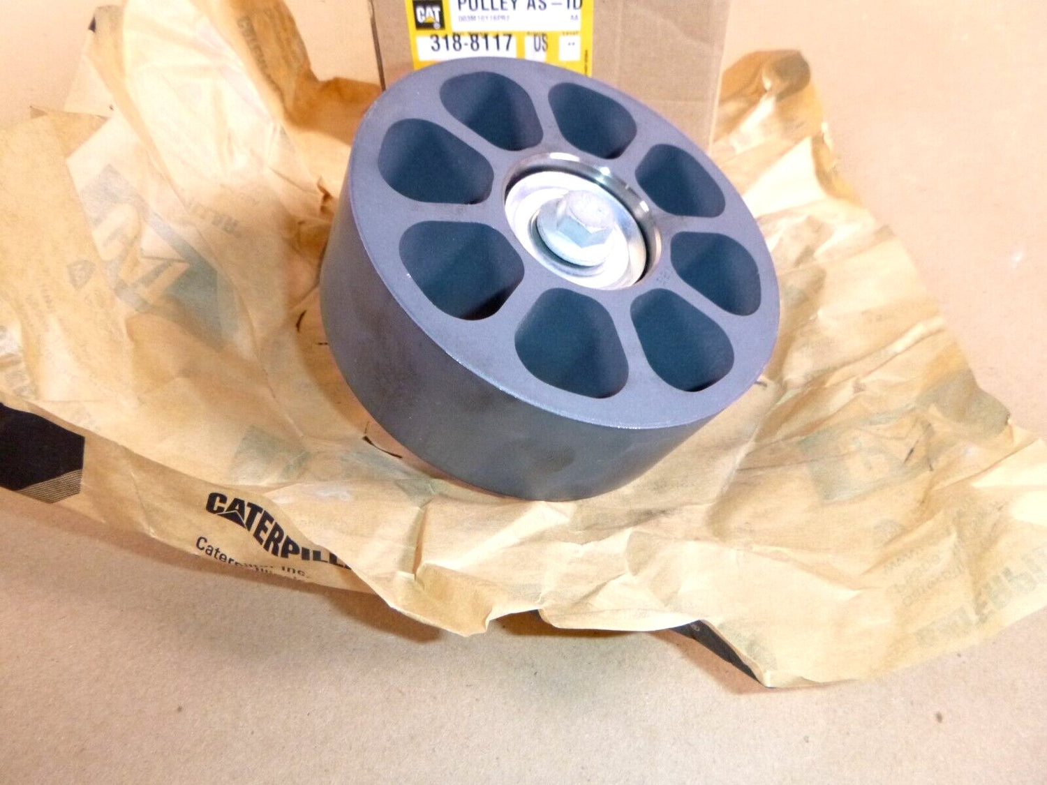 New Genuine Caterpillar 318-8117 Idler Pulley Fits C7 Engine 3188117 | Industrial Tractor Parts Supplier and Surplus Tractor Parts &amp; Accessories