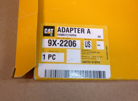 New Genuine Caterpillar 9X - 2209 Fuel Cap Adapter 9X2209 - Made in USA - Royal Equipment Caterpillar