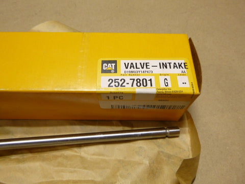 New Genuine Caterpillar Intake Valve 252 - 7801 Fits 3126E 3126B 3126 C7 Engines - Royal Equipment Caterpillar