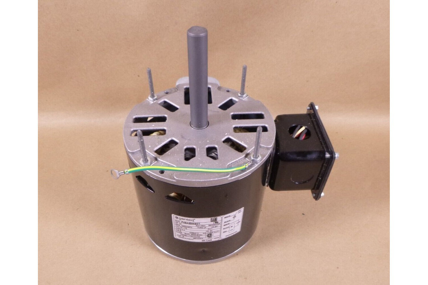 New Genuine Genteq 09-7248 Market Forge Motor, 115V, 1/4HP, 2 Speed, 48Y Frame | Industrial Electric Motors, Pumps &amp; Parts