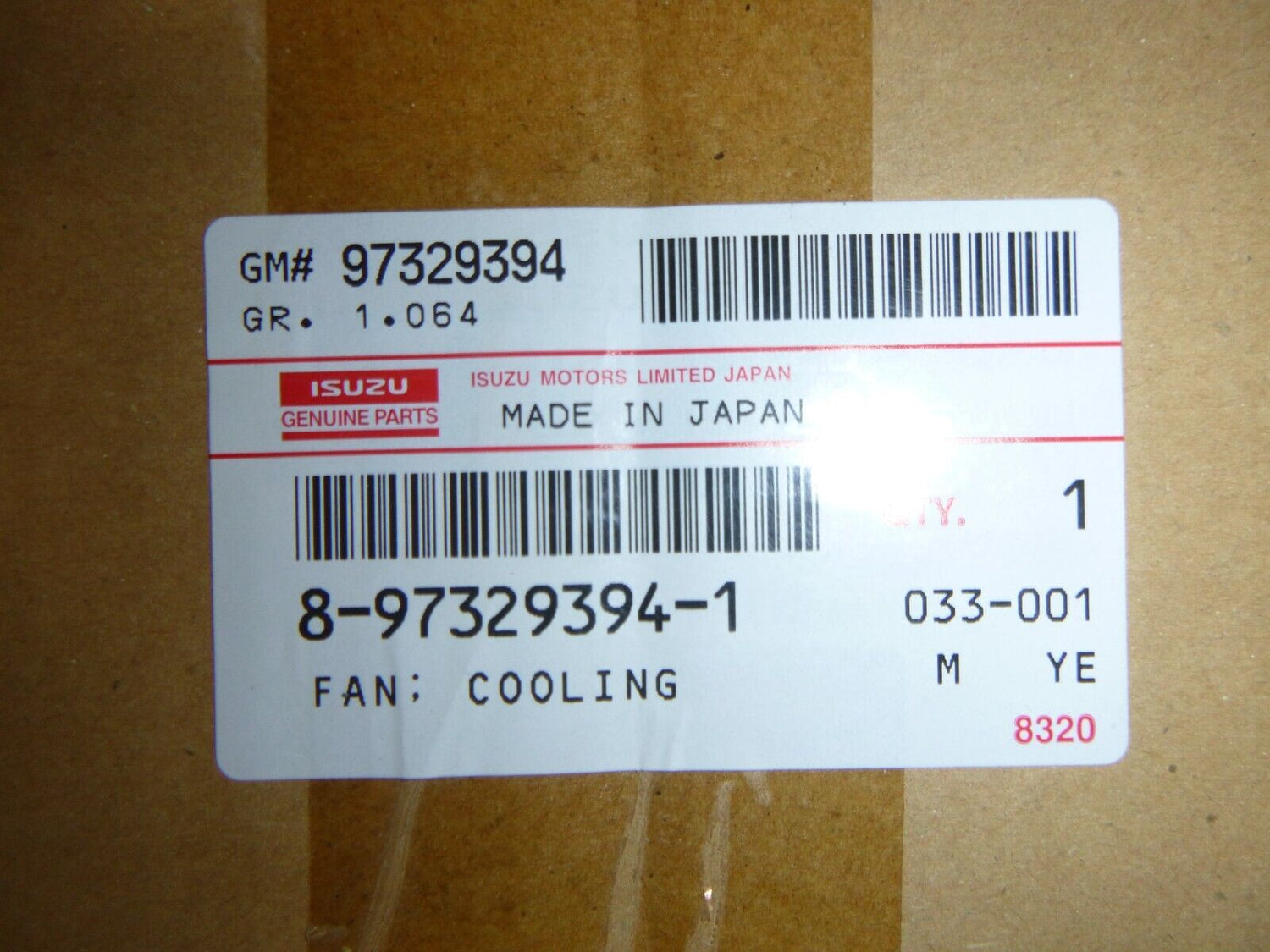 New Genuine Isuzu 20" Cooling Fan W/ Clutch For NRR 2005-2007, 8973293941 | Replacement Truck Parts, Trailer Accessories, Automobile Supplies, Car Parts &amp; Accessories