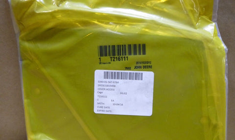 New Genuine John Deere Access Cover T216111, 624KR Wheel Loader - Royal Equipment JOHN DEERE