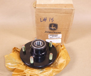 New Genuine John Deere Hub AM133641, 5 - Lug On 4.50 Bc Assembly For Gator - Royal Equipment JOHN DEERE