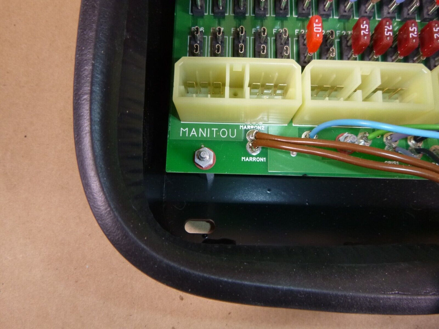 New Genuine Manitou 241796 Fuse Board With Fuses And Relays 241678 | Industrial Tractor Parts Supplier and Surplus Tractor Parts &amp; Accessories