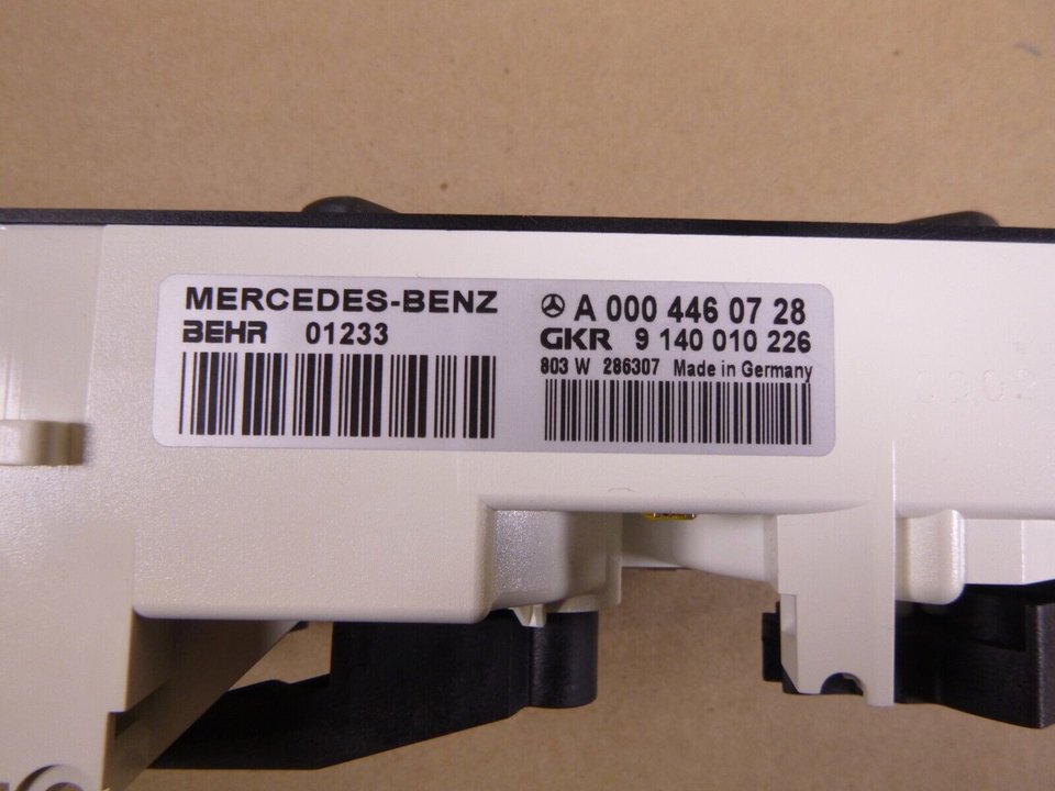 New Genuine Mercedes Benz Atego Cabin Heater Switch Panel A0004460728 | Replacement Truck Parts, Trailer Accessories, Automobile Supplies, Car Parts &amp; Accessories