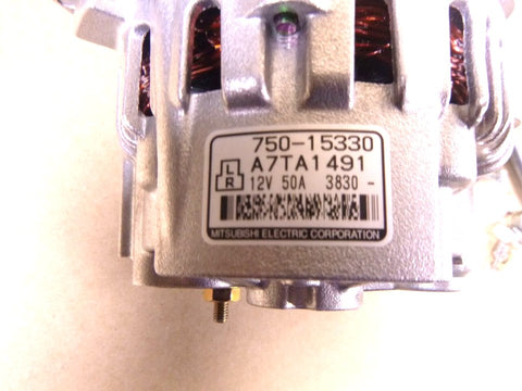 New Genuine Mitsubishi Alternator 750 - 15330, A7TA1491, 12V, 50A - Royal Equipment Mitsubishi