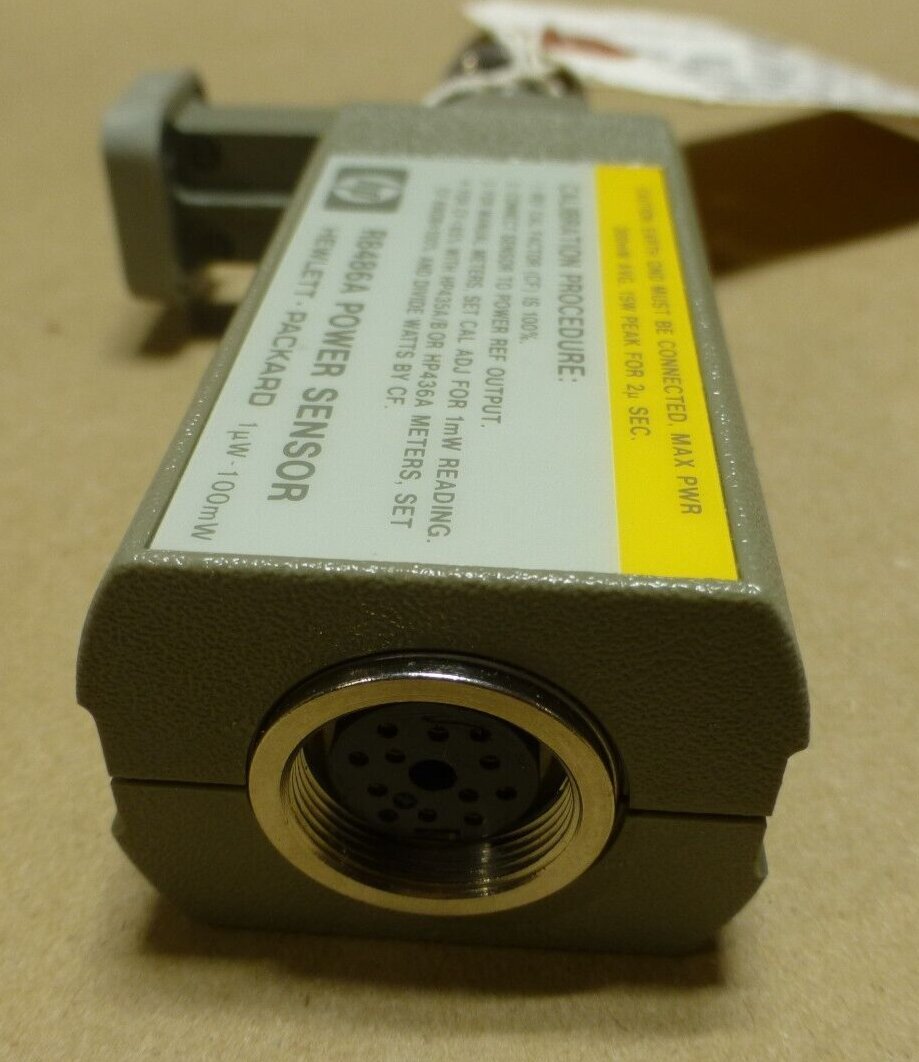 New Hewlett Packard R8486A Power Sensor, 26.5 GHz to 40 GHz (W/ HP CALIBRATION) | Electrical MRO Replacement Parts &amp; Components and Commercial Electrical Supplies Company