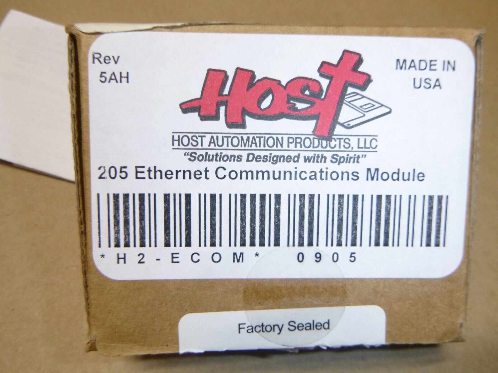 New Host Automation Ethernet Module H2-ECOM, 10Base-T (10 MBit), IPX UDP/IP | Industrial MRO Replacement Parts, Manufacturing Machine Parts &amp; Components, Heavy Equipment Parts Supplier
