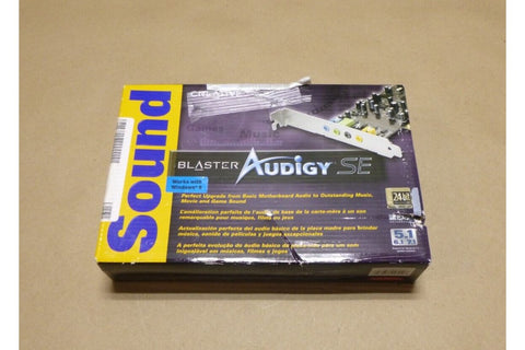 New in Box Creative Labs Soundblaster Audigy SE 4L PCI Sound Card #70SB057000001 - Royal Equipment Royal Equipment