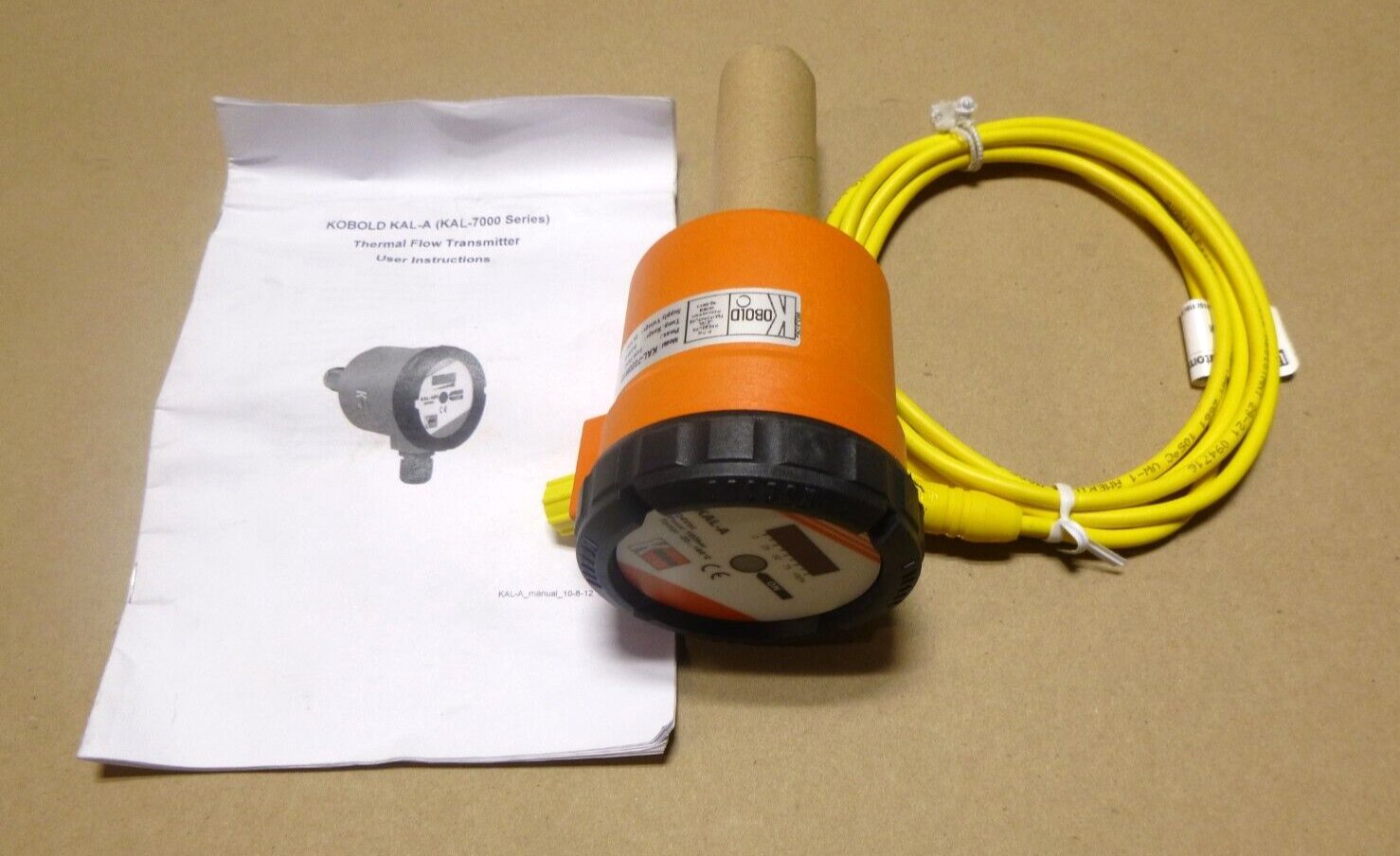 New Kobold KAL-7320M12 Thermal Flow Sensor 24 Vdc, 1450 Psig, 0-250 Deg F. | Industrial MRO Replacement Parts, Manufacturing Machine Parts &amp; Components, Heavy Equipment Parts Supplier