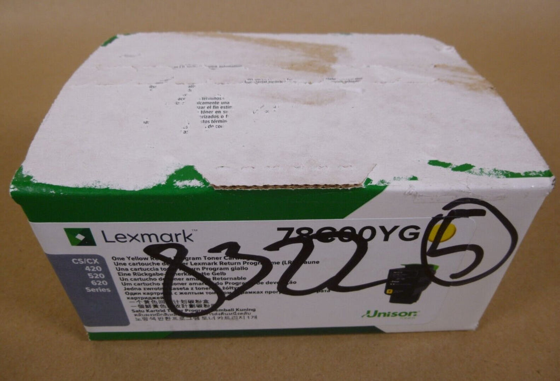 NEW Lexmark 78C00YG Yellow Return Program Toner Cartridge CS/CX 420 520 620 | Industrial MRO Replacement Parts, Manufacturing Machine Parts &amp; Components, Heavy Equipment Parts Supplier