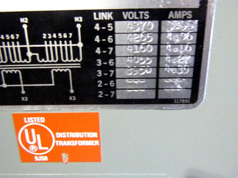 New Marta Electric 30 KVA 4160 - 208Y / 120 Volt Dry Transformer 3 Phase 60 Hz. - Royal Equipment MARTA ELECTRIC