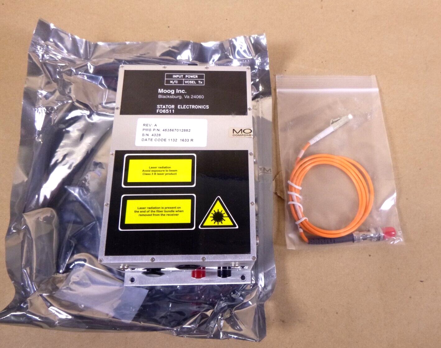 NEW Moog 4535-670-12852 Stator Optical RX Module for Philips CT 453567012852 | Electrical MRO Replacement Parts &amp; Components and Commercial Electrical Supplies Company