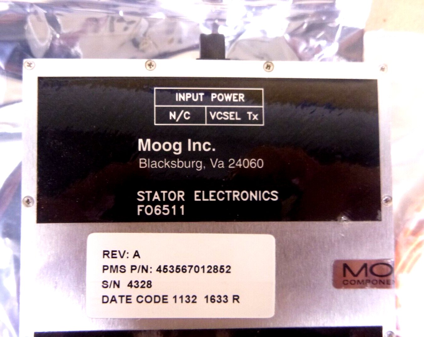 NEW Moog 4535-670-12852 Stator Optical RX Module for Philips CT 453567012852 | Electrical MRO Replacement Parts &amp; Components and Commercial Electrical Supplies Company