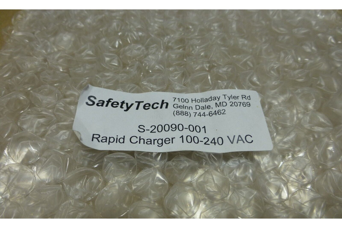 NEW OEM SafetyTech S-20090-001 Rapid Charger 100-240VAC for C420 NiCd/NiMH | Electrical MRO Replacement Parts &amp; Components and Commercial Electrical Supplies Company