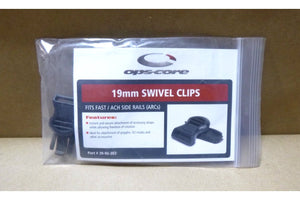 NEW Ops - Core Set Of 19mm Swivel Clips Fits Fast ACH Side Rails 20 - 95 - 203 - Royal Equipment OPS - COREHats & Headwear