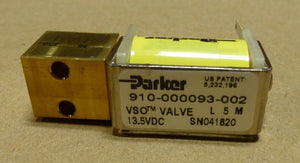 NEW PARKER VSO MINIATURE PROPORTIONAL VALVE 910 - 000093 - 002 13.5VDC L5M - Royal Equipment PARKER