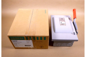 New Siemens 30 Amp 3 Pole 600 Volt HD Disconnect Safety Switch Non Fused HNF361 - Royal Equipment SiemensDisconnectors & Load Switches