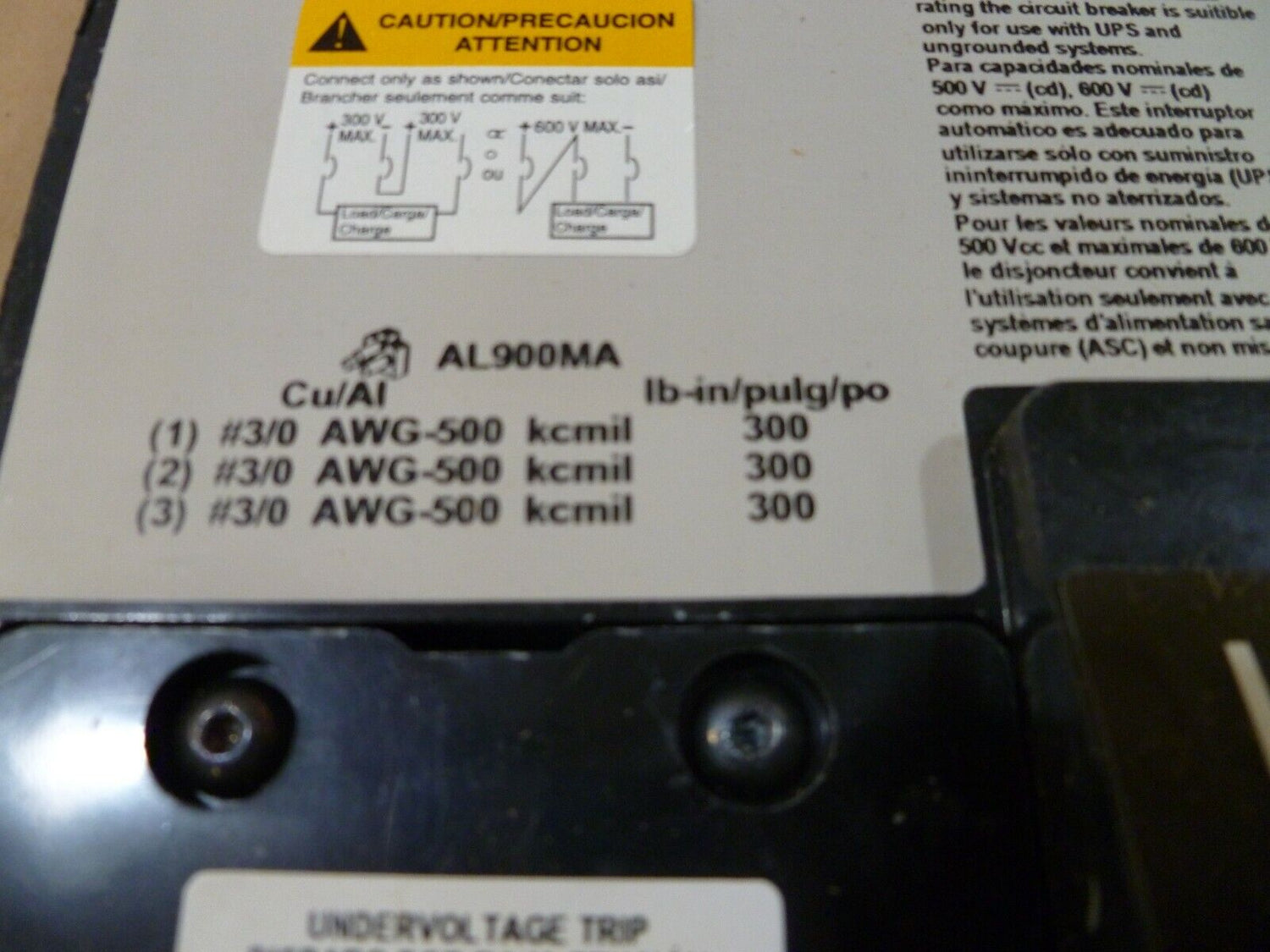 New Square D MHL3680036DC1680 Molded Case Circuit Breaker 600 Volt 800 Amp | Electrical MRO Replacement Parts &amp; Components and Commercial Electrical Supplies Company